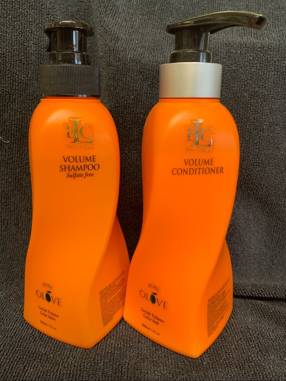 Volume Shampoo & Conditioner Set - Orange